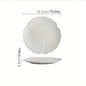Premium White Ceramic Dinner Plates for Gourmet Dining