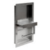 AlFI brand ABTPN88 Recessed Toilet Paper Holder Niche
