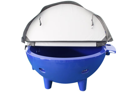 ALFI brand FireHotTub FireHotTub The Round Fire Burning Portable Outdoor Hot Bath Tub