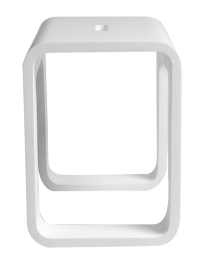 ALFI brand  ABST99 White Matte Solid Surface Resin Bathroom / Shower Stool