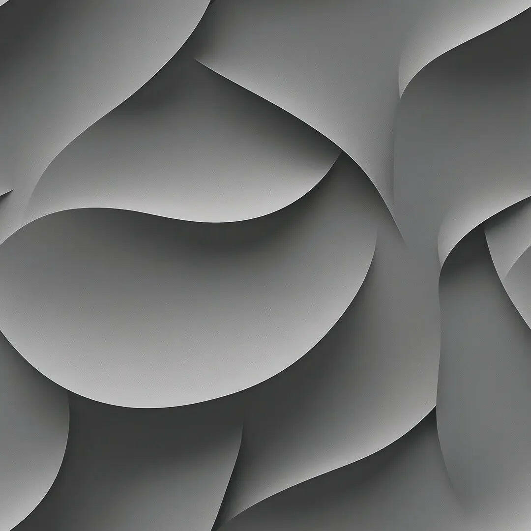 Echoing Curves Monochrome Wallpaper