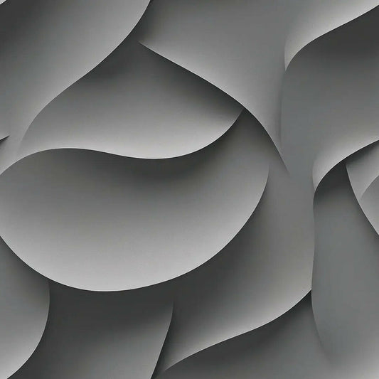 Echoing Curves Monochrome Wallpaper