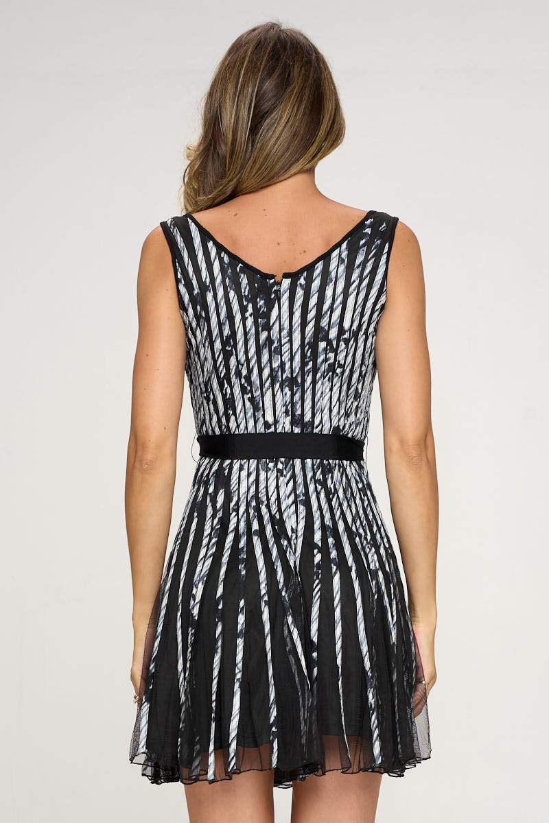 Sleeveless Pleated Belted Dress | Apparel | Kitchen + Metal