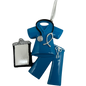 Occupation Scrubs Ornament - Blue