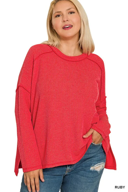 Zenana Ruby Sweatshirt
