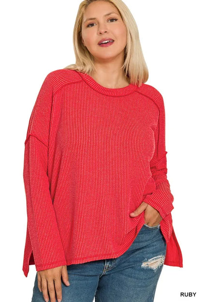 Zenana Ruby Sweatshirt