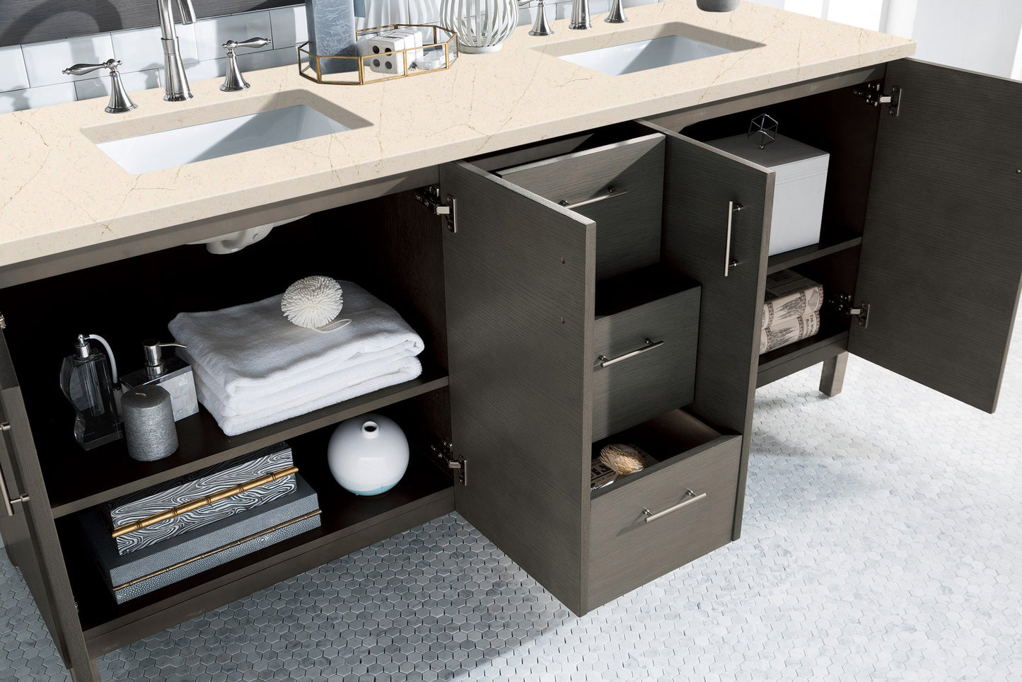 Metropolitan 72" Double Vanity Cabinet