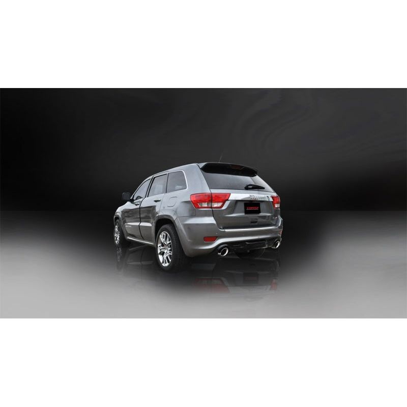 Corsa 12-14 Jeep Grand Cherokee 6.4L V8 Polished Sport Cat-Back Exhaust