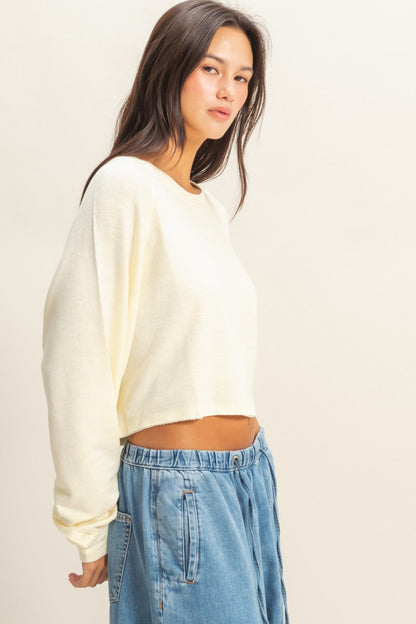 Long Sleeve Round Neck Top