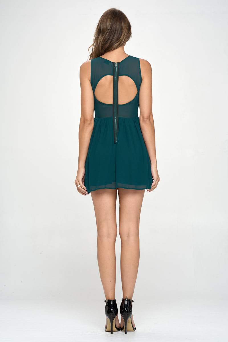 Faux Leather Cut-Out Mini Dress | Apparel | Kitchen + Metal