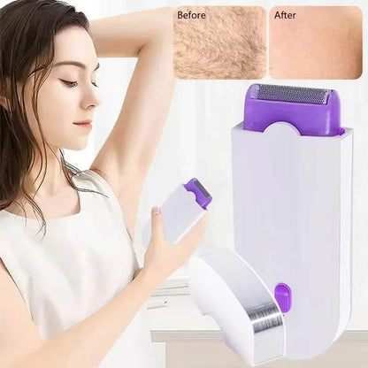 Painless Unisex Electric Hair Trimmer for Face, Legs, Bikini, Arms and Full Body Use