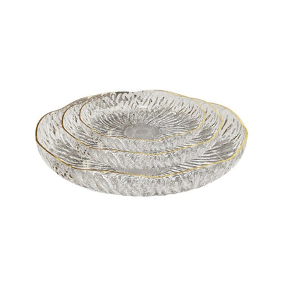 PetalShaped Snack Plates Set 3 Stylish Serving Platters