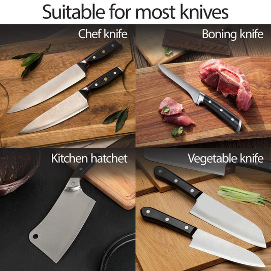 Knife Sharpener Professional Kitchen Blade Sharpening Tool Handheld | Chef Knives | Kitchen + Metal