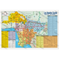 Los Angeles Zip Code Map - SOUTH (Areas Colored) - POSTER PRINTS
