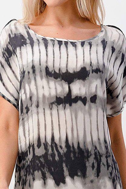 Short Sleeve Tie-Dye Shift Dress | Apparel | Kitchen + Metal