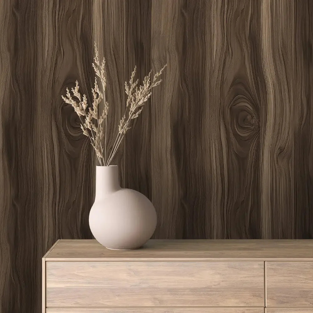 Whispering Timber Knot Mural