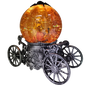 Enchanted Pumpkin Carriage Lighted Waterglobe