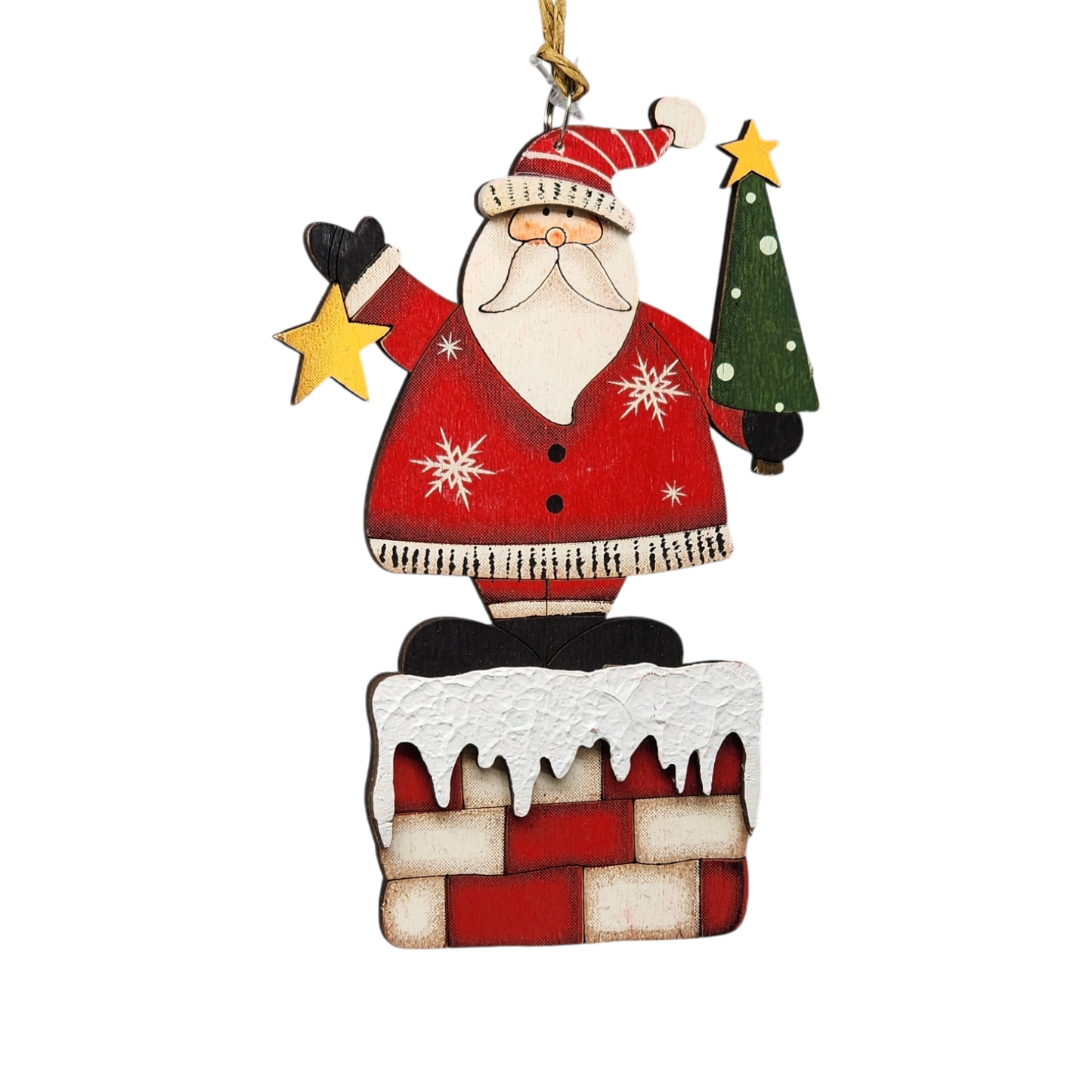 Rustic Wood Ornament -