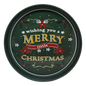 Huge Deep Round 13.5" Tray - Wishing you a Merry Little Christmas