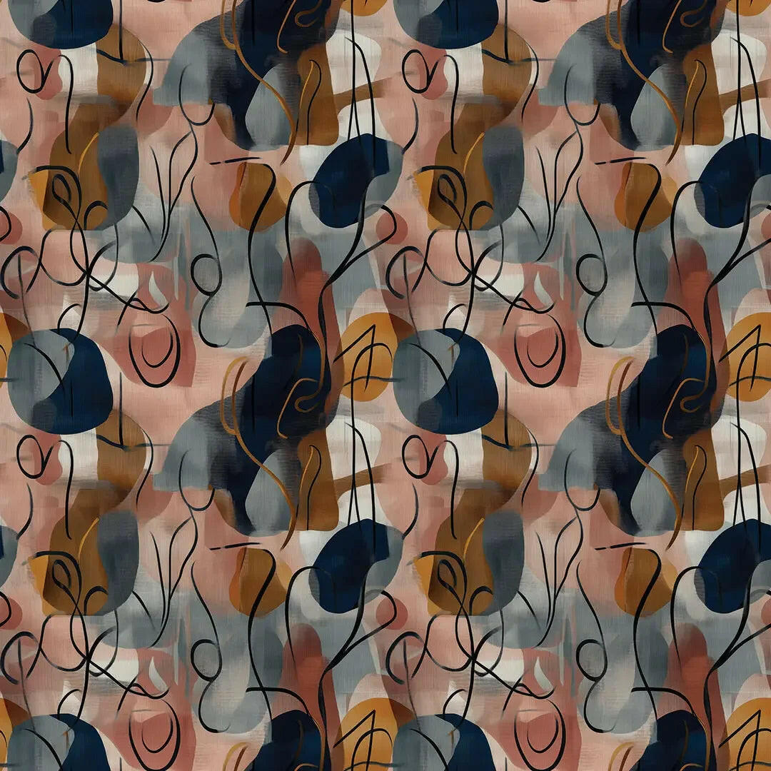 Urban Muse Abstract Mural