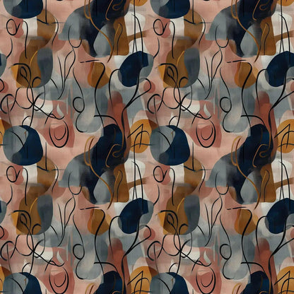 Urban Muse Abstract Mural