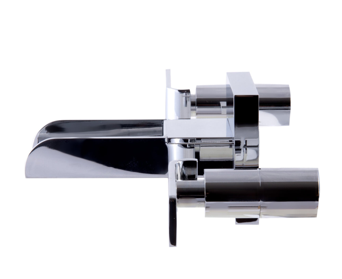 ALFI brand AB1796 Widespread Wall Mounted Modern Waterfall Bathroom Faucet