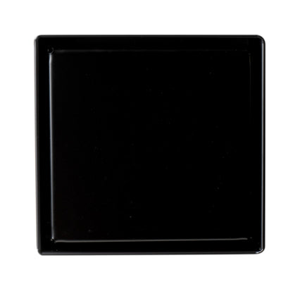 ALFI brand ABSD55B 5" x 5" Square Stainless Steel Shower Drain with Solid Cover
