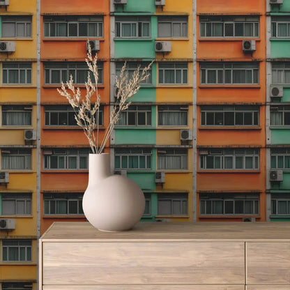 Urban Habitat Color Block Mural