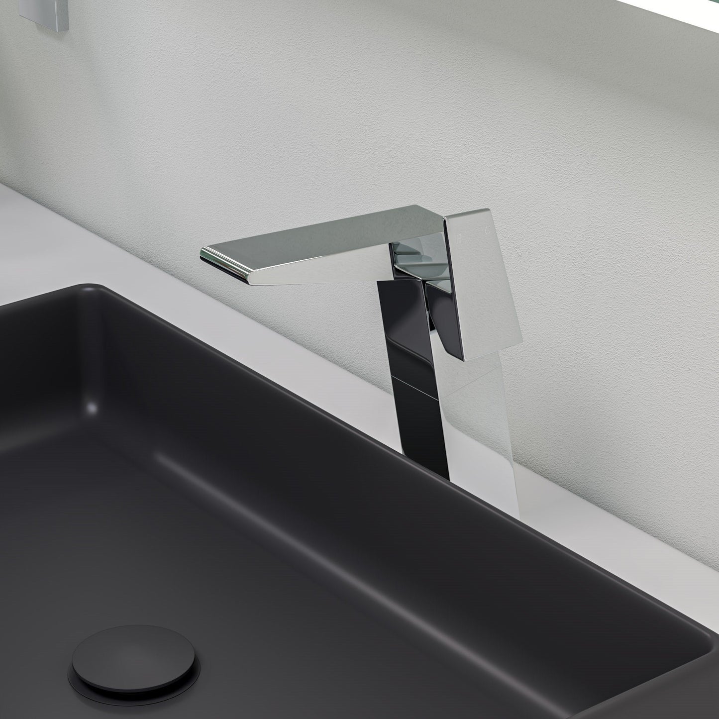 ALFI brand ABC902 24" Modern Rectangular Above Mount Ceramic Sink