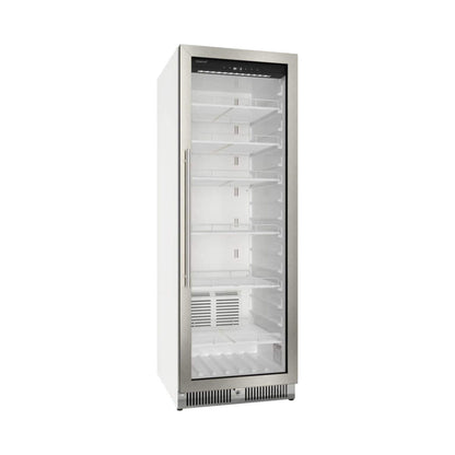 Edgestar 13.7 Cubic Feet Commercial Beverage Merchandiser With Temperature Alarm And Reversible Door, 24" [VBM131SS] (SAK62395)
