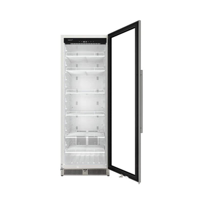 Edgestar 13.7 Cubic Feet Commercial Beverage Merchandiser With Temperature Alarm And Reversible Door, 24" [VBM131SS] (SAK62395)