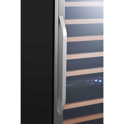 Edgestar 141 Bottle Capacity Freestanding Dual Zone Wine Cooler With Interior Lighting, 24" (SAK49245)