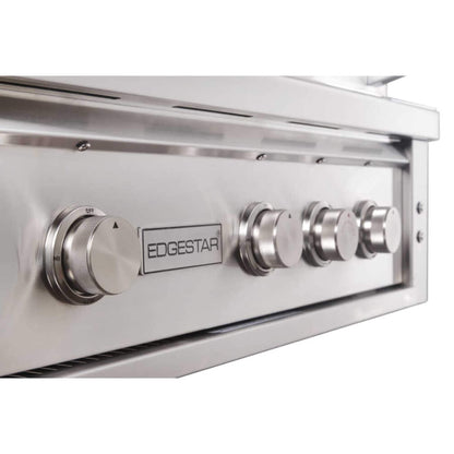 Edgestar 60K BTU 30" Natural Gas Built-In Grill With Lighted Grill Area And Double Access Doors (SAK82568)