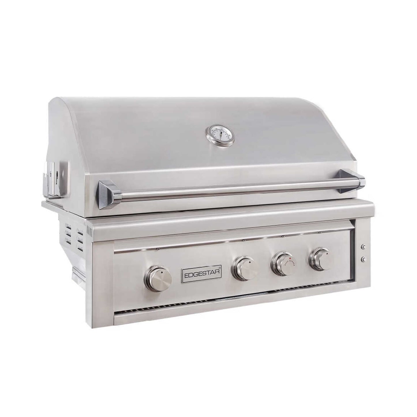 Edgestar 89K BTU 36" Natural Gas Freestanding Grill Cart With Lighting Knobs & Rotisserie (SAK12573)