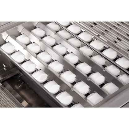 Edgestar 89K BTU 42" Wide Natural Gas Freestanding Grill Cart With Rotisserie And Lighted Knobs (SAK56935)