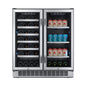 Edgestar 30" Wide 28 Bottle Built In Dual Zone Beverage Center With 86 Can Capacity (SAK35972)