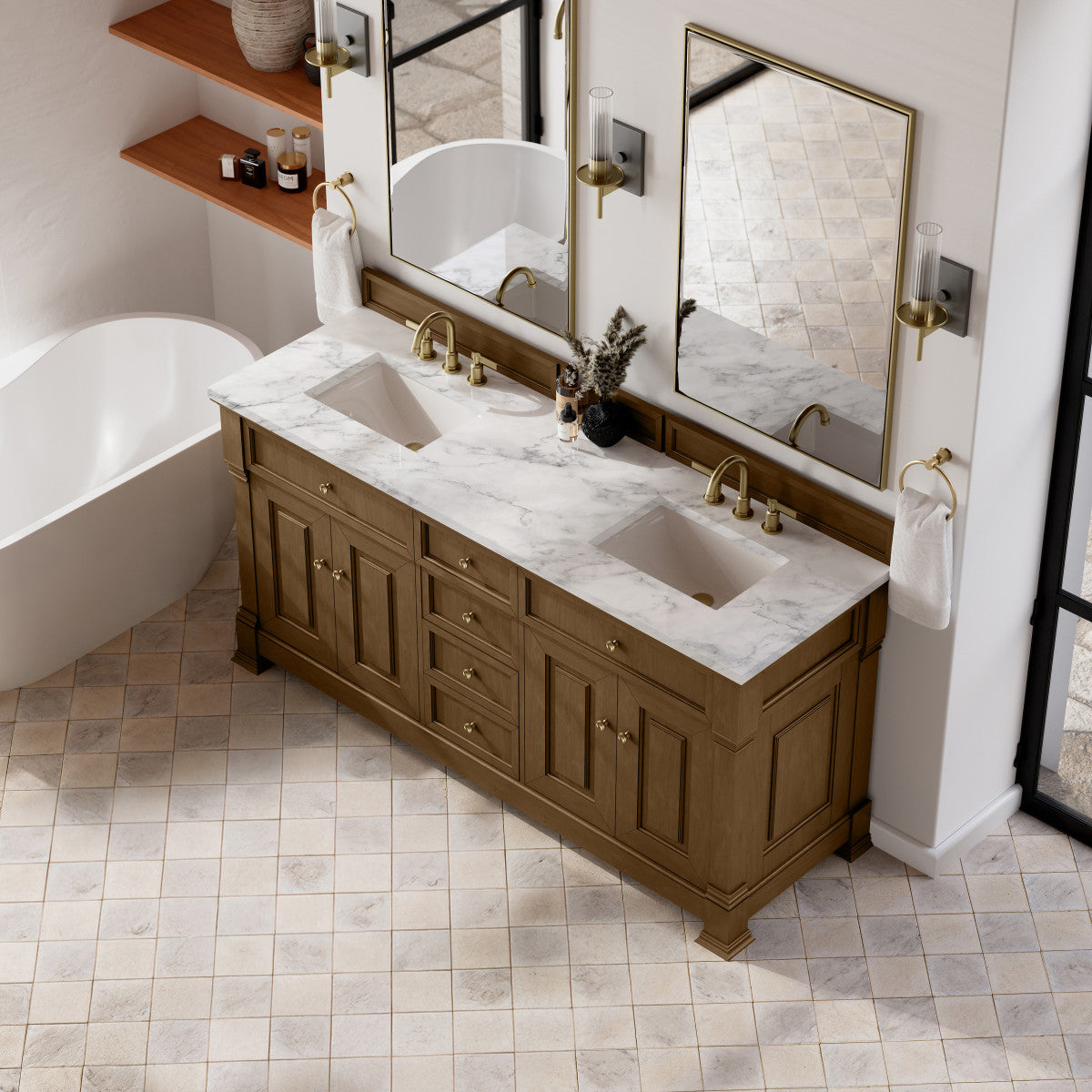 Brookfield 72" Double Vanity