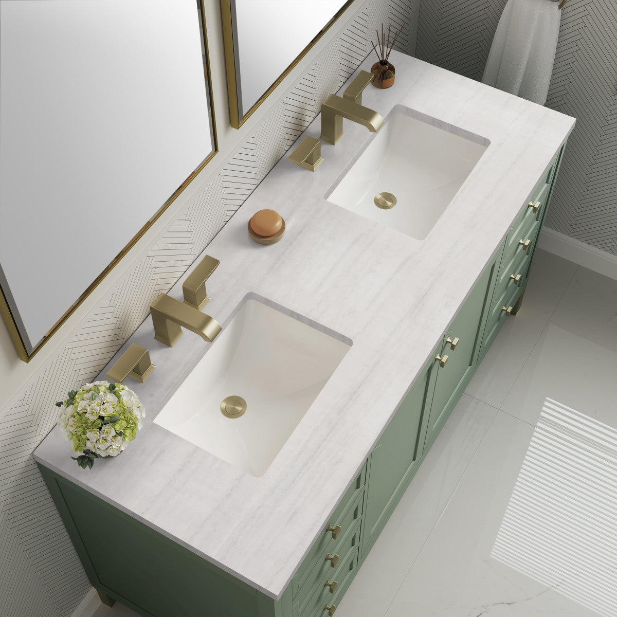 Chicago 60" Double Vanity