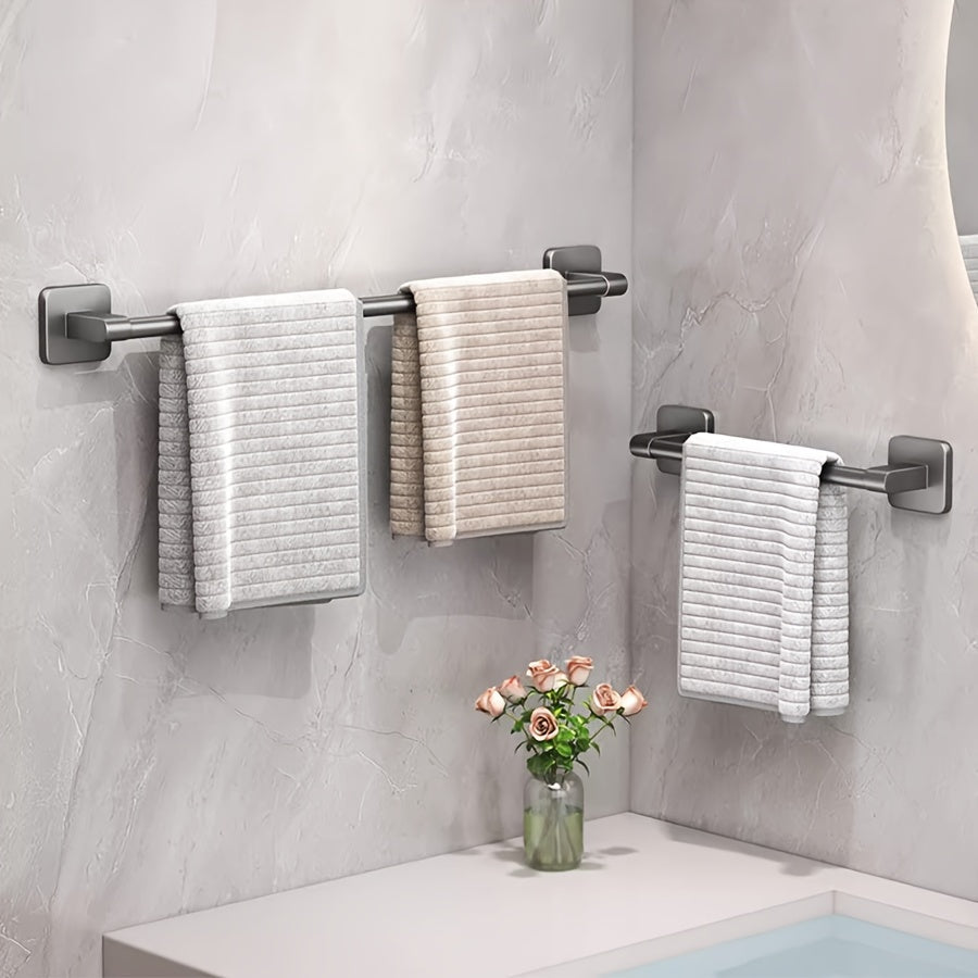 Rustproof NoDrill Towel and Slipper Organizer Rack