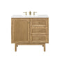 Laurent 36" Single Vanity Cabinet, Light Natural Oak