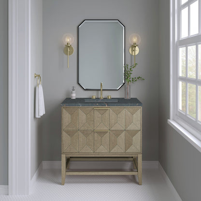 Emmeline 36" Single Vanity Cabinet, Pebble Oak
