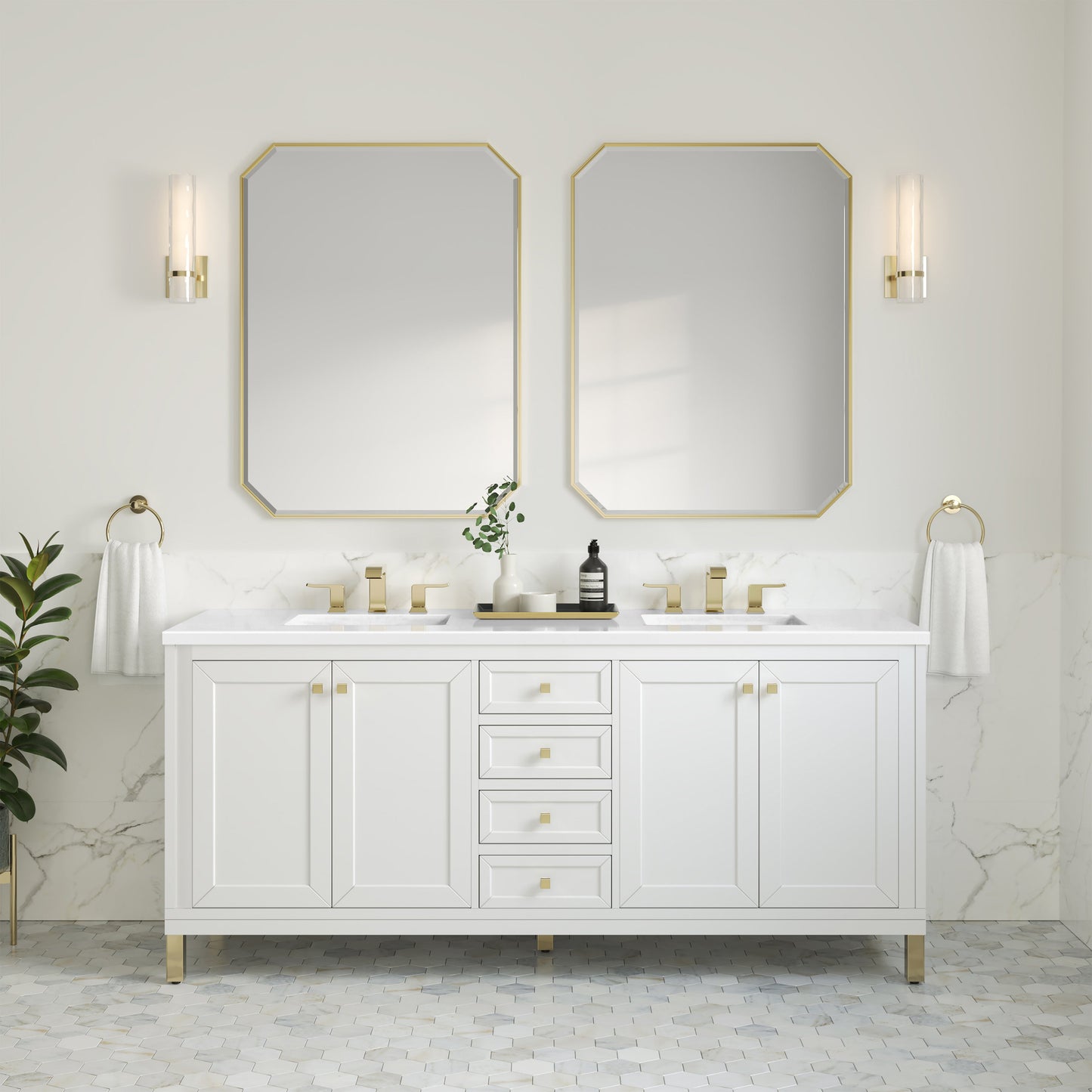 Chicago 72" Double Vanity