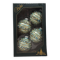 Krebs Value Glass Ball 4 pack - Gilded Jewel