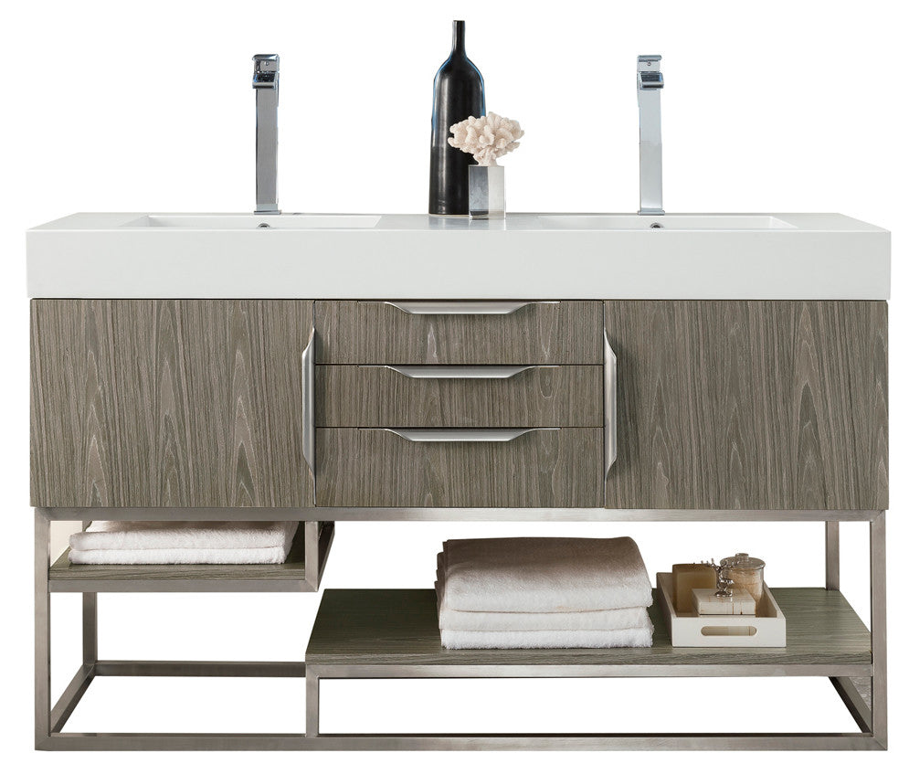 Columbia 59" Double Vanity Cabinet