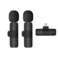2-Pack Wireless Lavalier Microphones for iPhone, Android, and iPad Vlogging, Streaming, and Clear Voice Recording