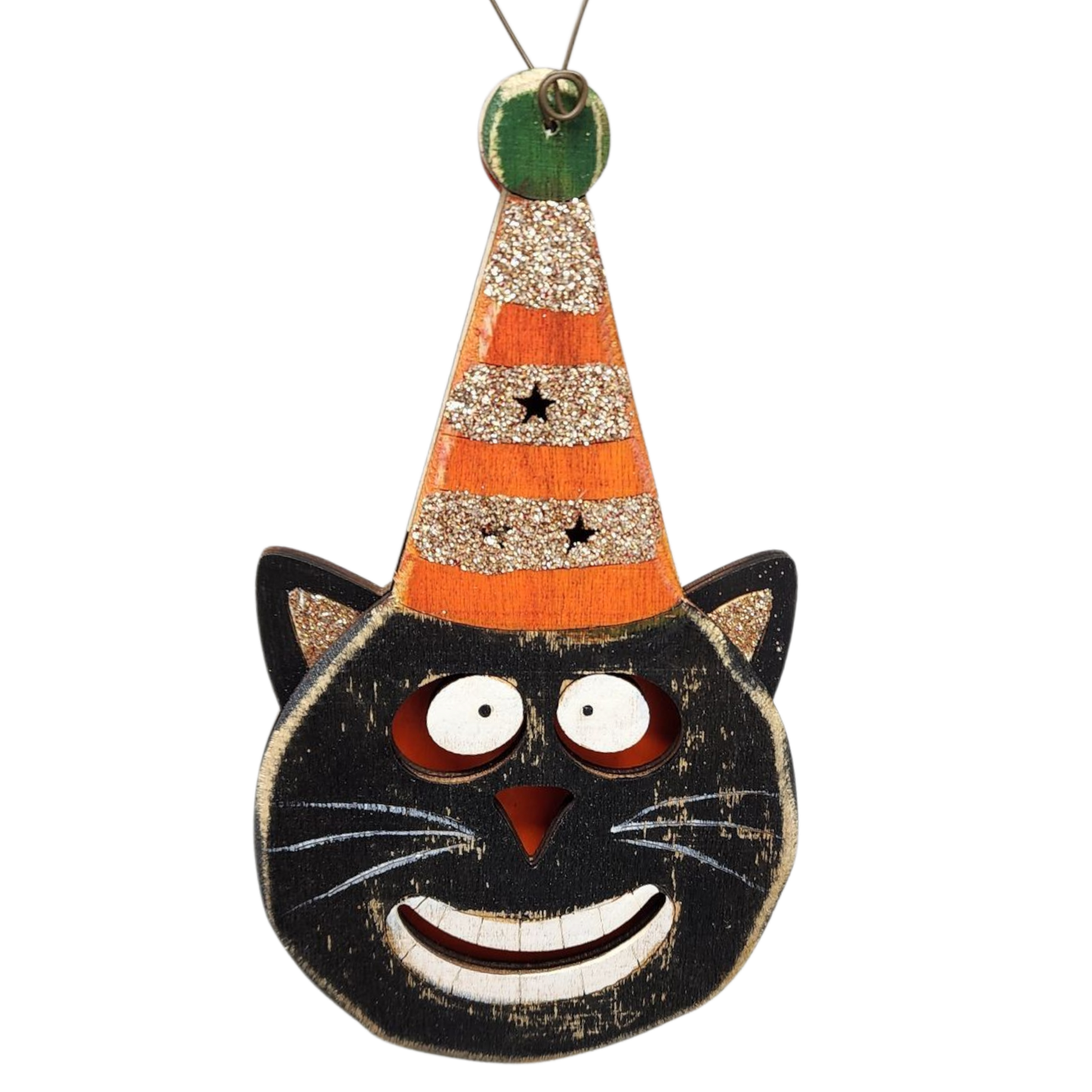 Halloween Happy Cat Ornament