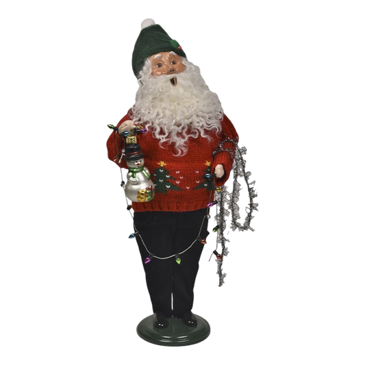 Decorating Santa