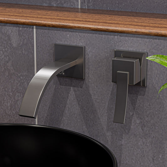 ALFI brand AB1256 Single Lever Wallmount Bathroom Faucet