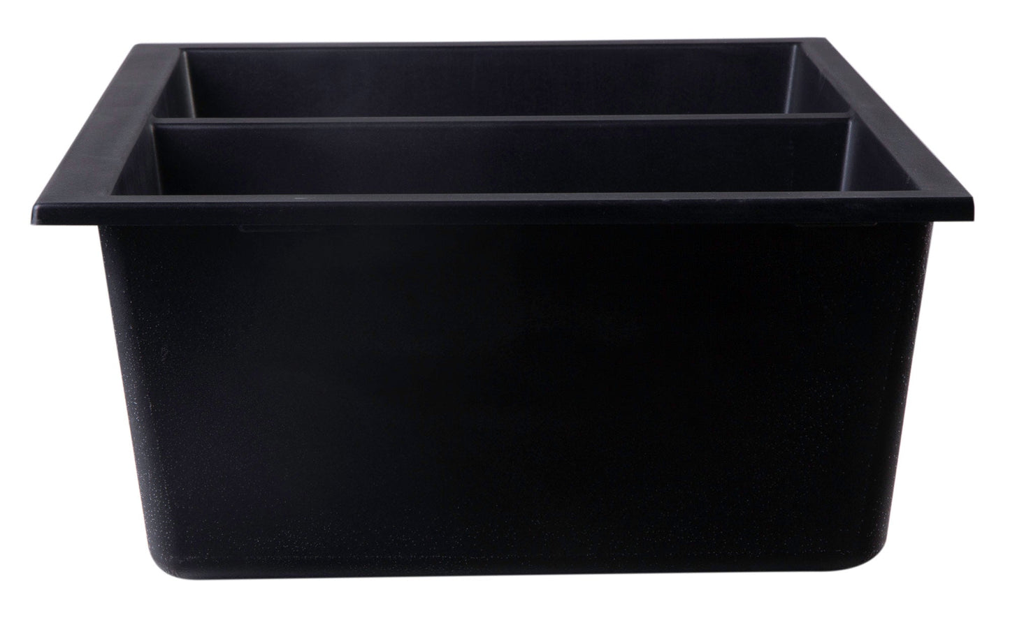 ALFI brand AB3420UM 34" Undermount Double Bowl Granite Composite Kitchen Sink