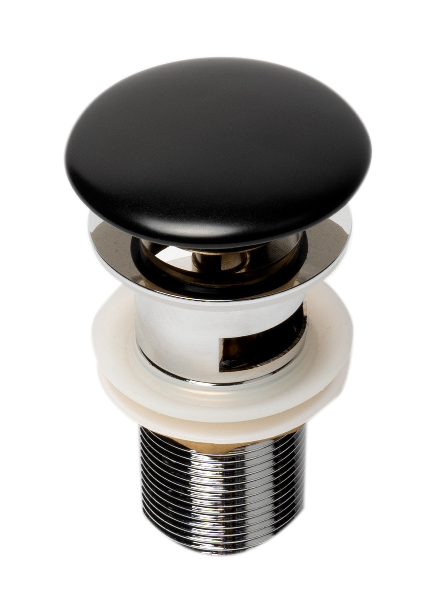 ALFI brand AB8056 Ceramic Mushroom Top Pop Up Drain for Sinks with Overflow